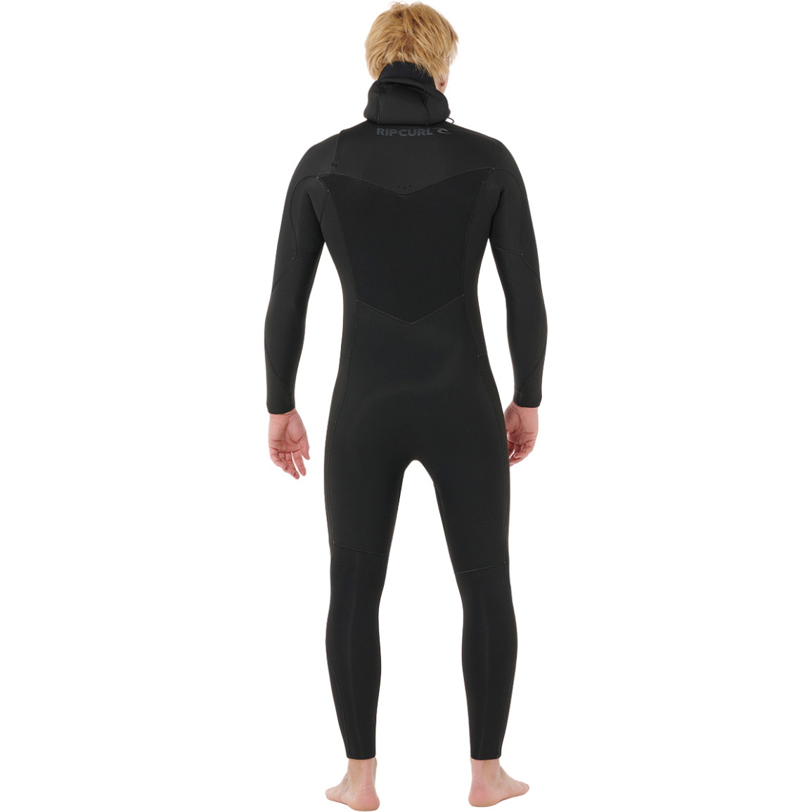 2026 Rip Curl Hommes Dawn Patrol 6/4mm à Capuche Chest Zip Combinaison Néoprène 16NMFS - Black